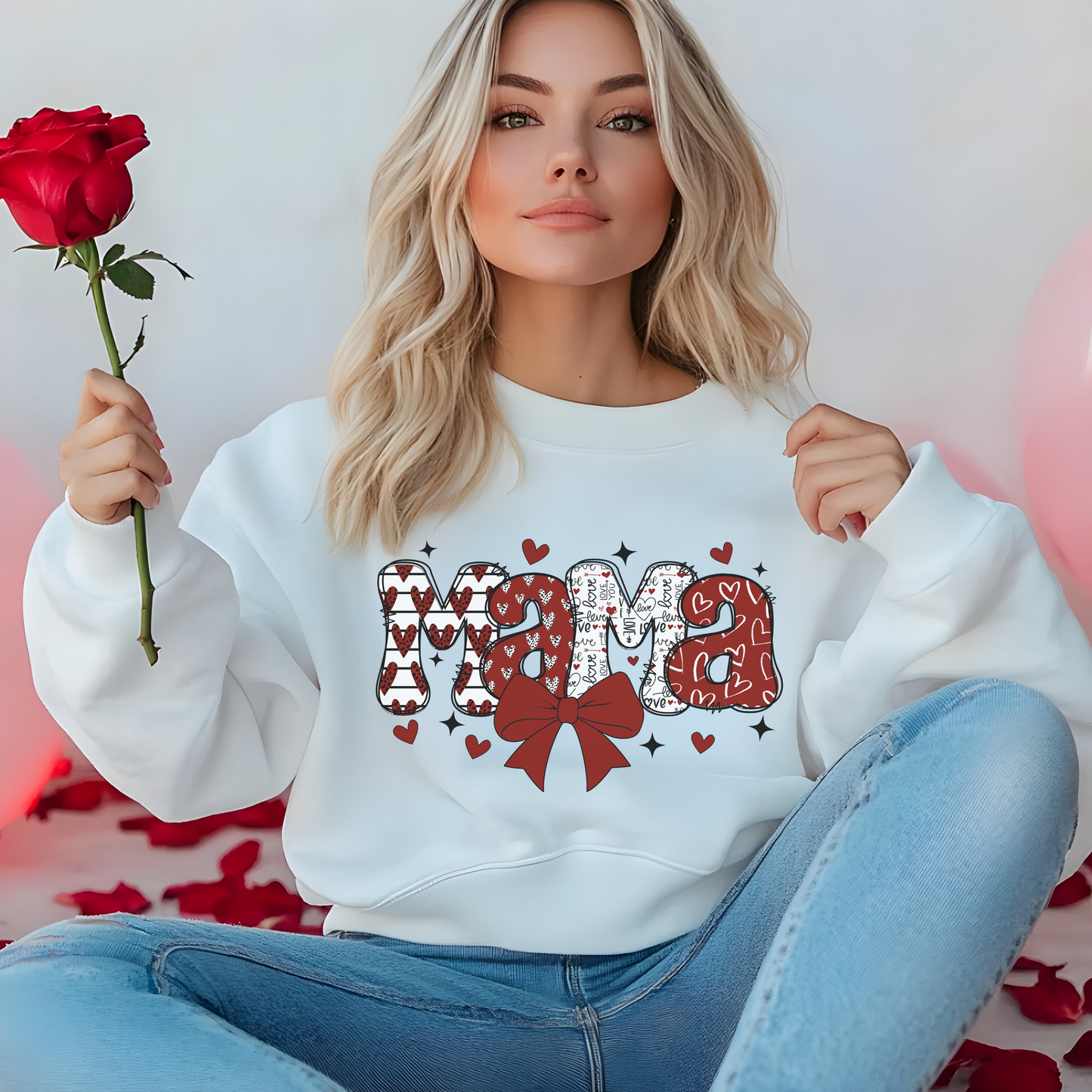 Valentines Mama Sweatshirt