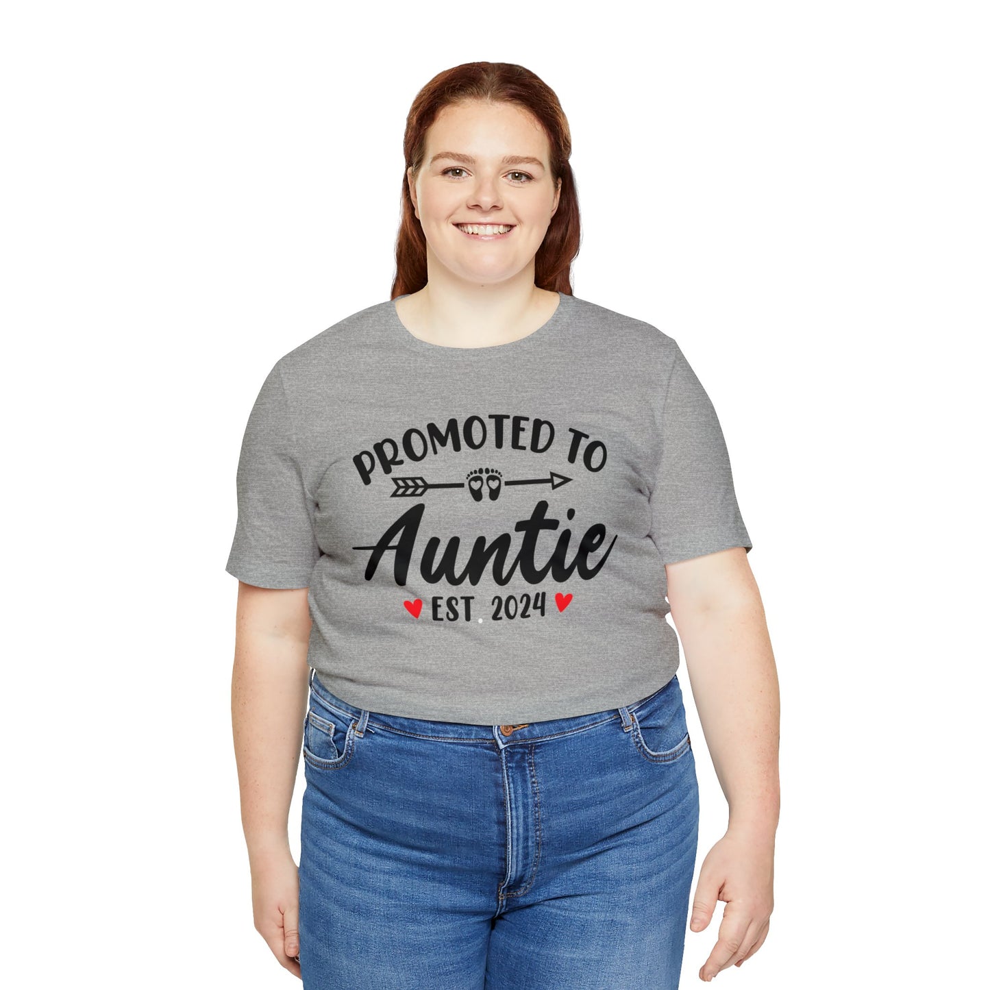 Promoted to Auntie T-Shirt, Auntie Shirt, Aunt Shirt, Baby Shower Shirt, Gift for Sister, Gift for Her, Baby Announcement Shirt