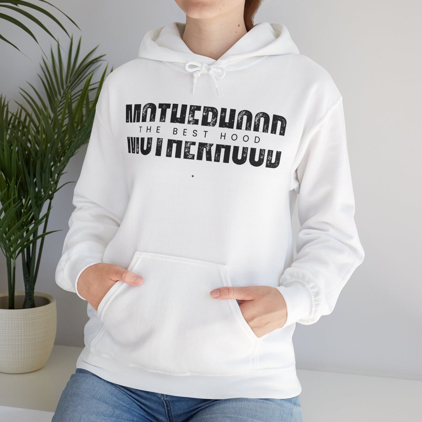 Motherhood The Best Hood Hoodie, Mom Sweatshirt, Minimal mom shirt, Mom Gift, Grandma Gift, Mother's Day, Mama Shirt