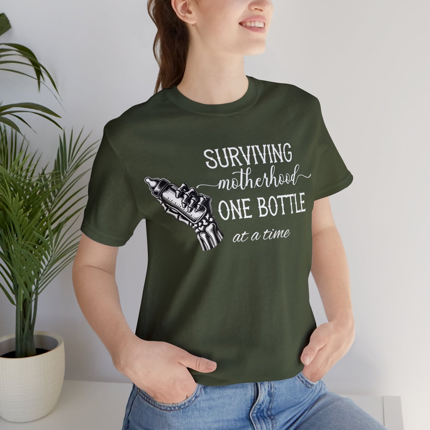 Surviving Motherhood: One Bottle at a Time T-Shirt, Mom Shirt, Gift For Mom, Mother's Day Gift