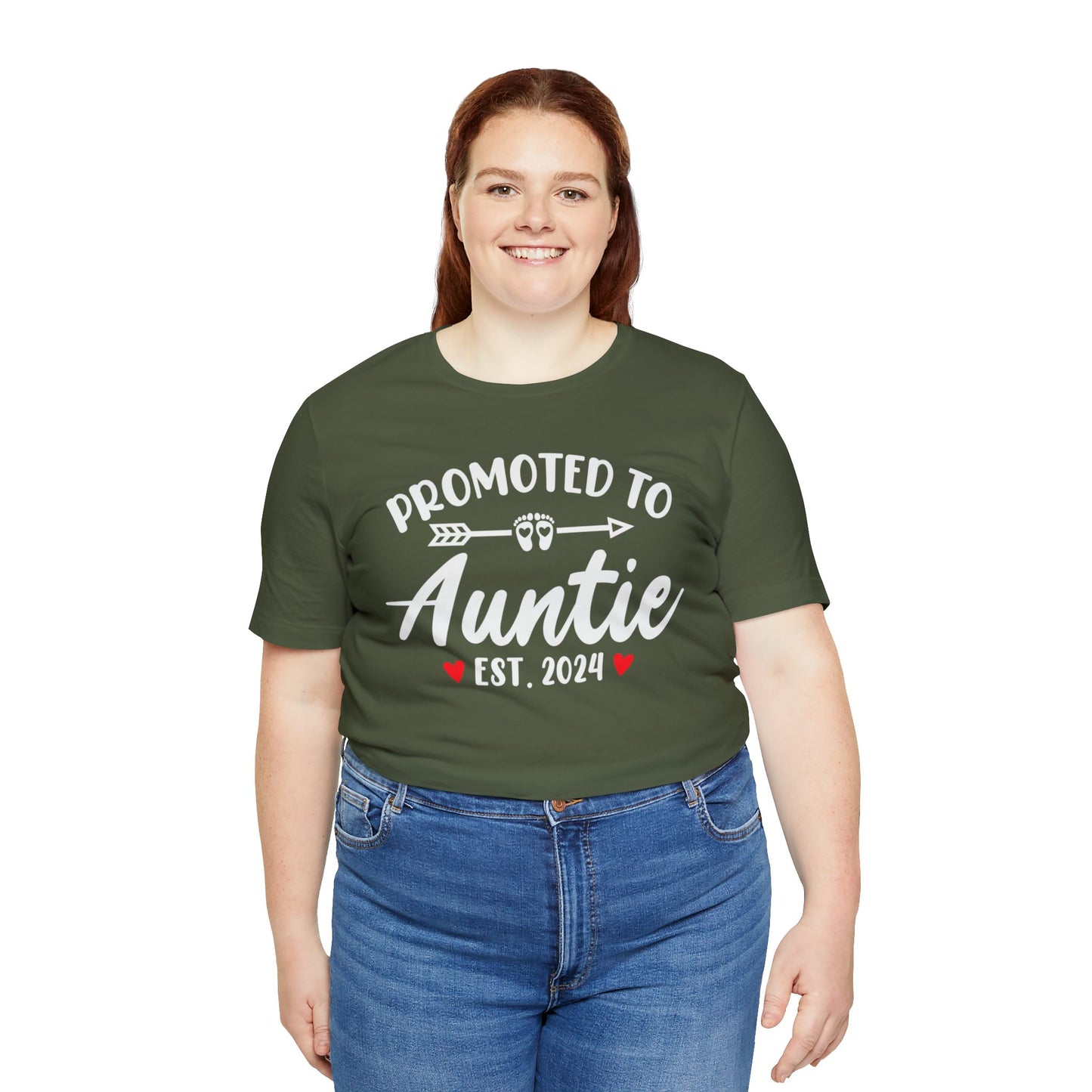 Promoted to Auntie T-Shirt, Auntie Shirt, Aunt Shirt, Baby Shower Shirt, Gift for Sister, Gift for Her, Baby Announcement Shirt