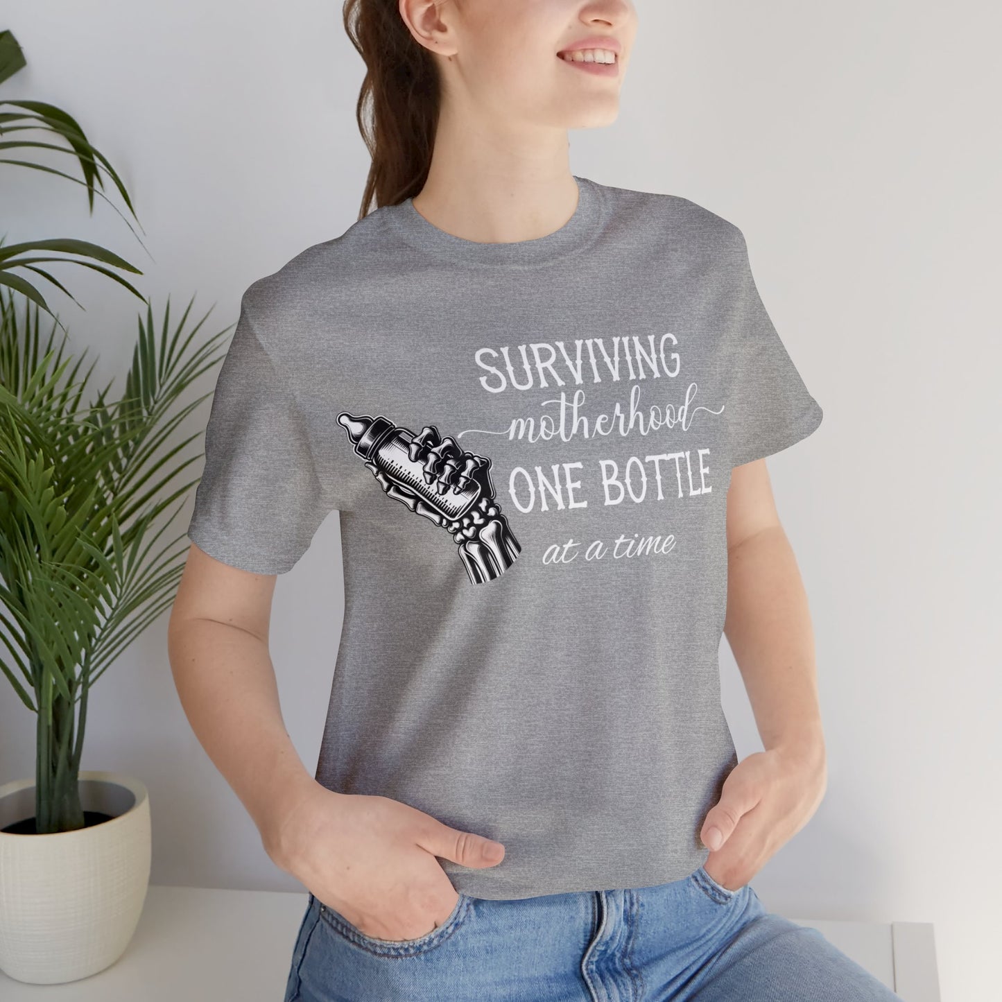 Surviving Motherhood: One Bottle at a Time T-Shirt, Mom Shirt, Gift For Mom, Mother's Day Gift