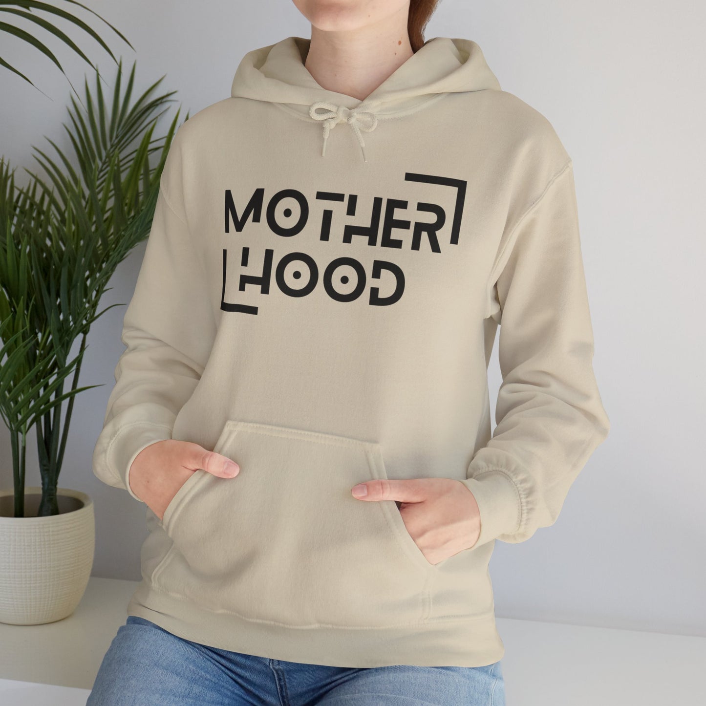 Motherhood Hooded Sweatshirt, Mom Shirt, minimal mom shirt, Mom Gift, Grandma Gift, Mother's Day, Mama Shirt