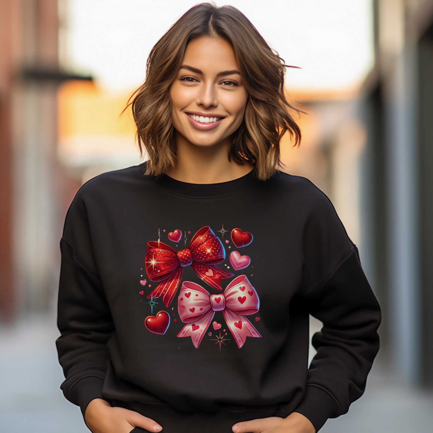 Bows and Hearts Sweatshirt