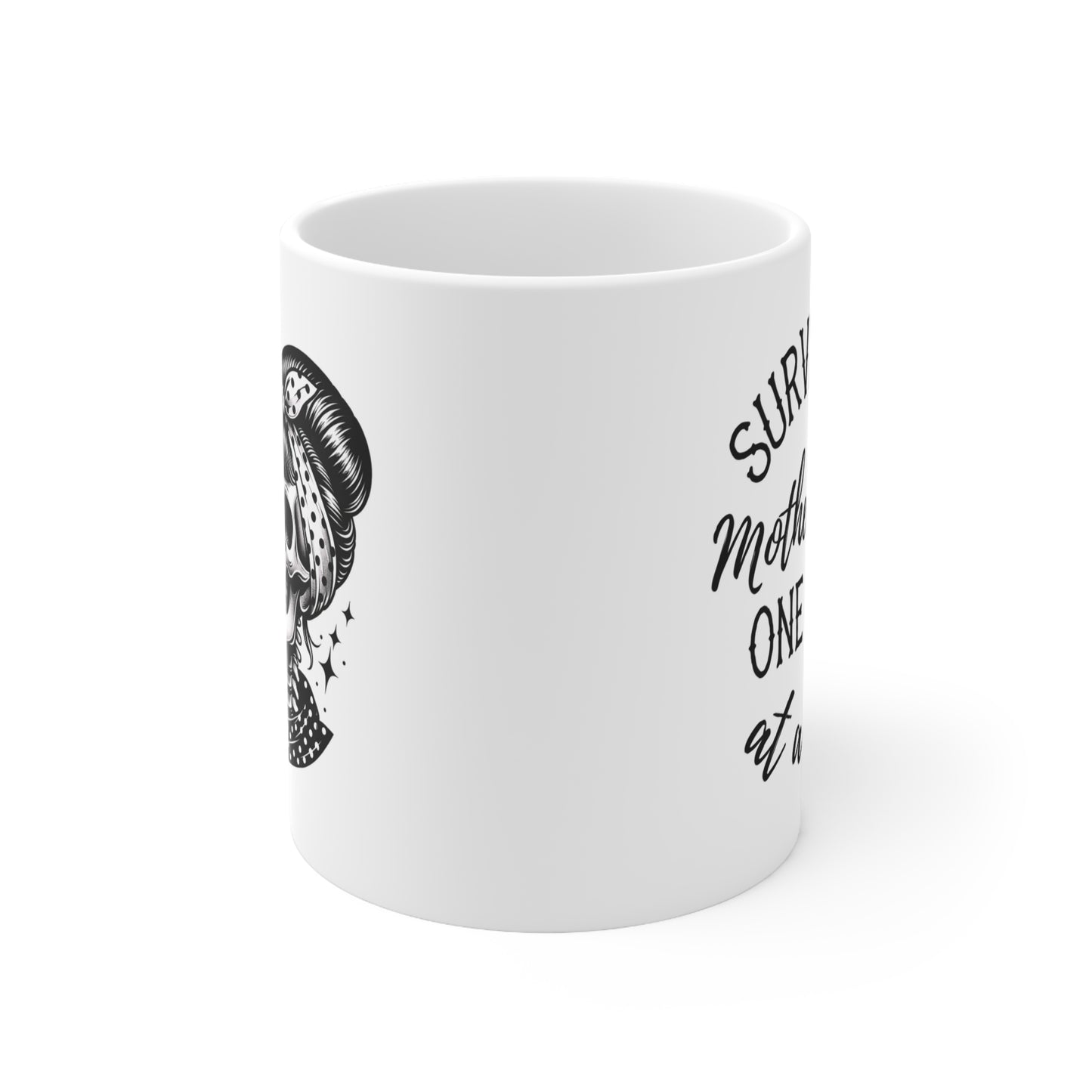 Surviving Motherhood One Cup at a Time Mug, 11oz