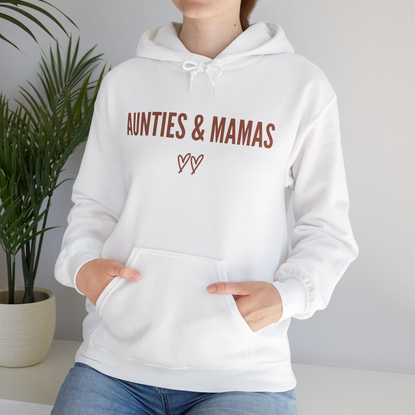 Aunties and Mamas Hoodie, Mama Hoodie, Auntie hoodie, Unisex Heavy Blend™ Hooded Sweatshirt, Gift for Aunts, Gift for Moms,