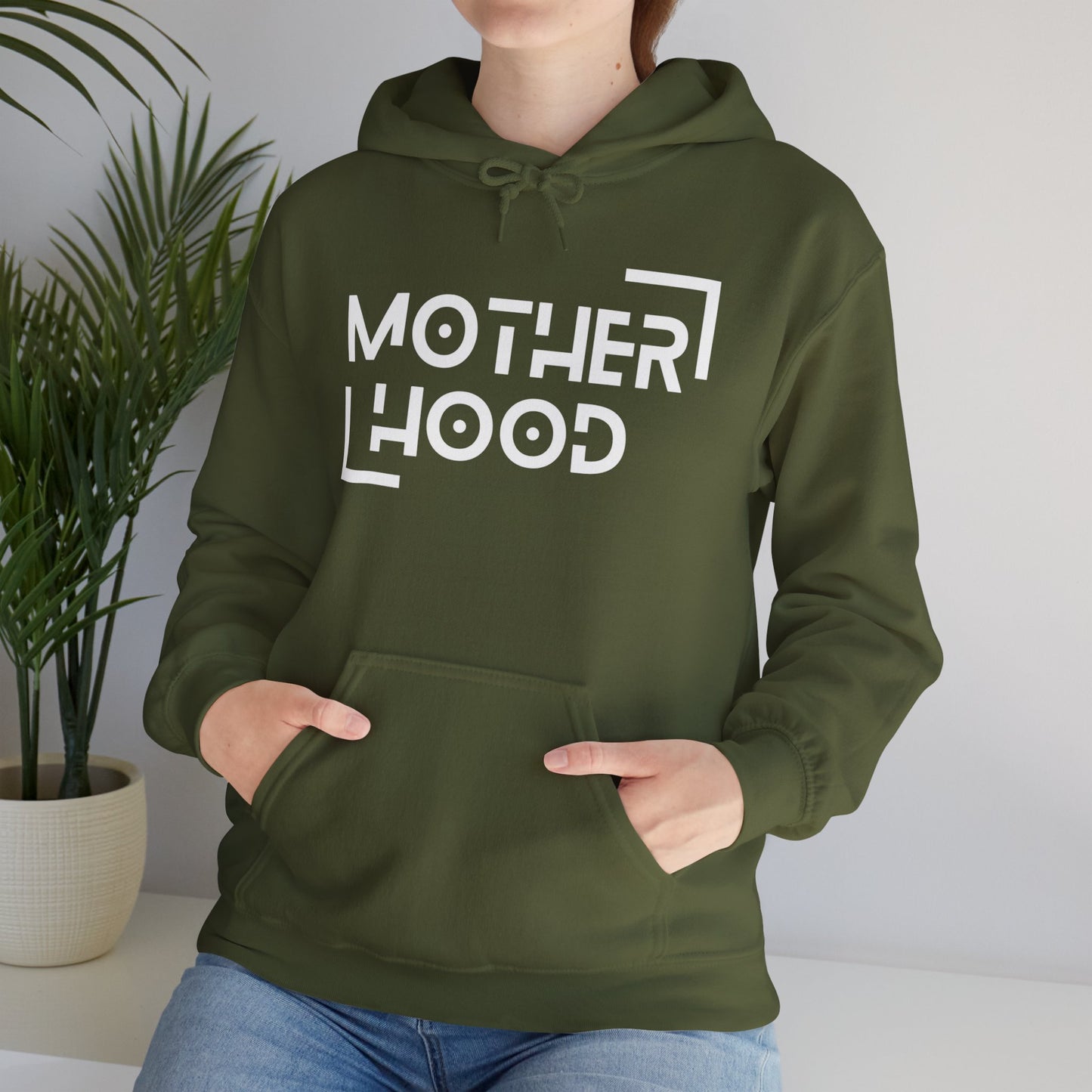 Motherhood Hooded Sweatshirt, Mom Shirt, minimal mom shirt, Mom Gift, Grandma Gift, Mother's Day, Mama Shirt