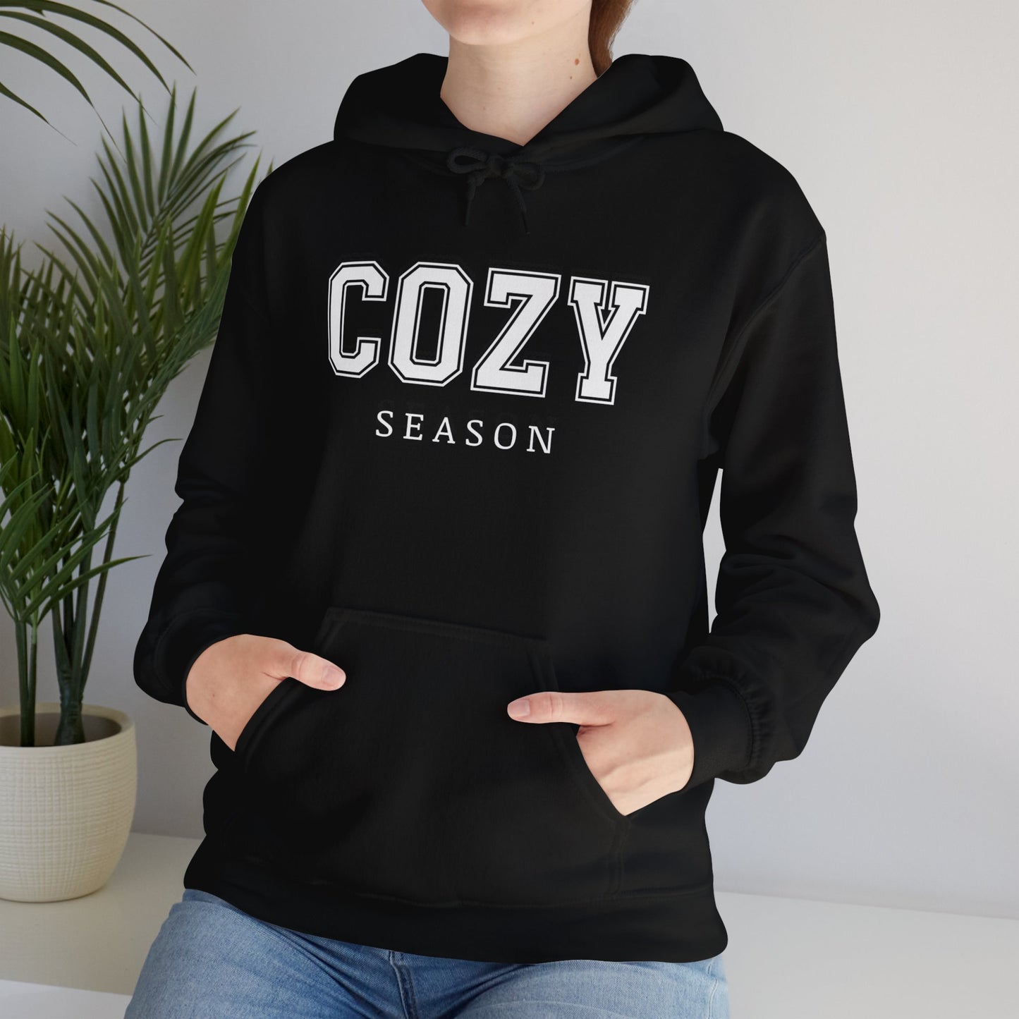 Cozy Season Hooded Sweatshirt, Freezin Season hoodie, Sweater Weather Sweatshirt, Women's hoodie, Unisex Sweatshirts, Women's Sweatshirt