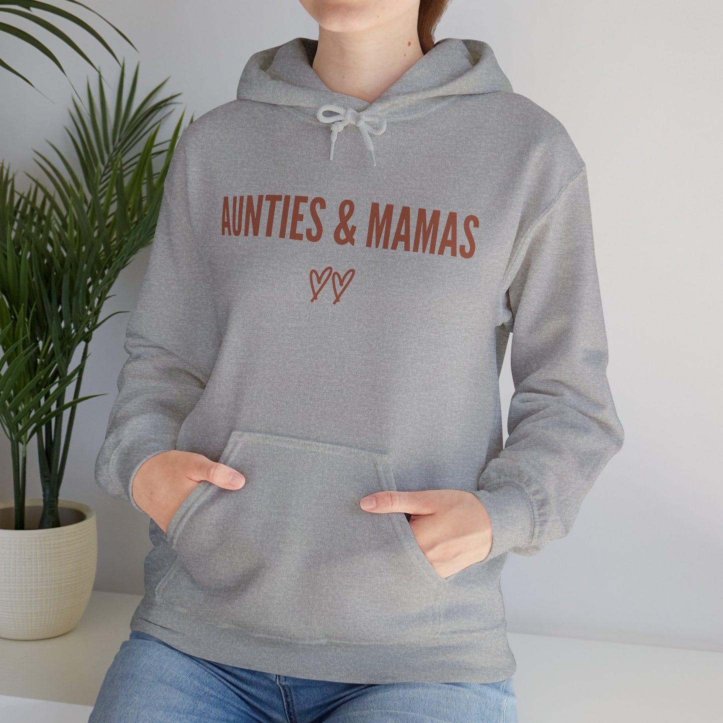 Aunties and Mamas Hoodie, Mama Hoodie, Auntie hoodie, Unisex Heavy Blend™ Hooded Sweatshirt, Gift for Aunts, Gift for Moms,