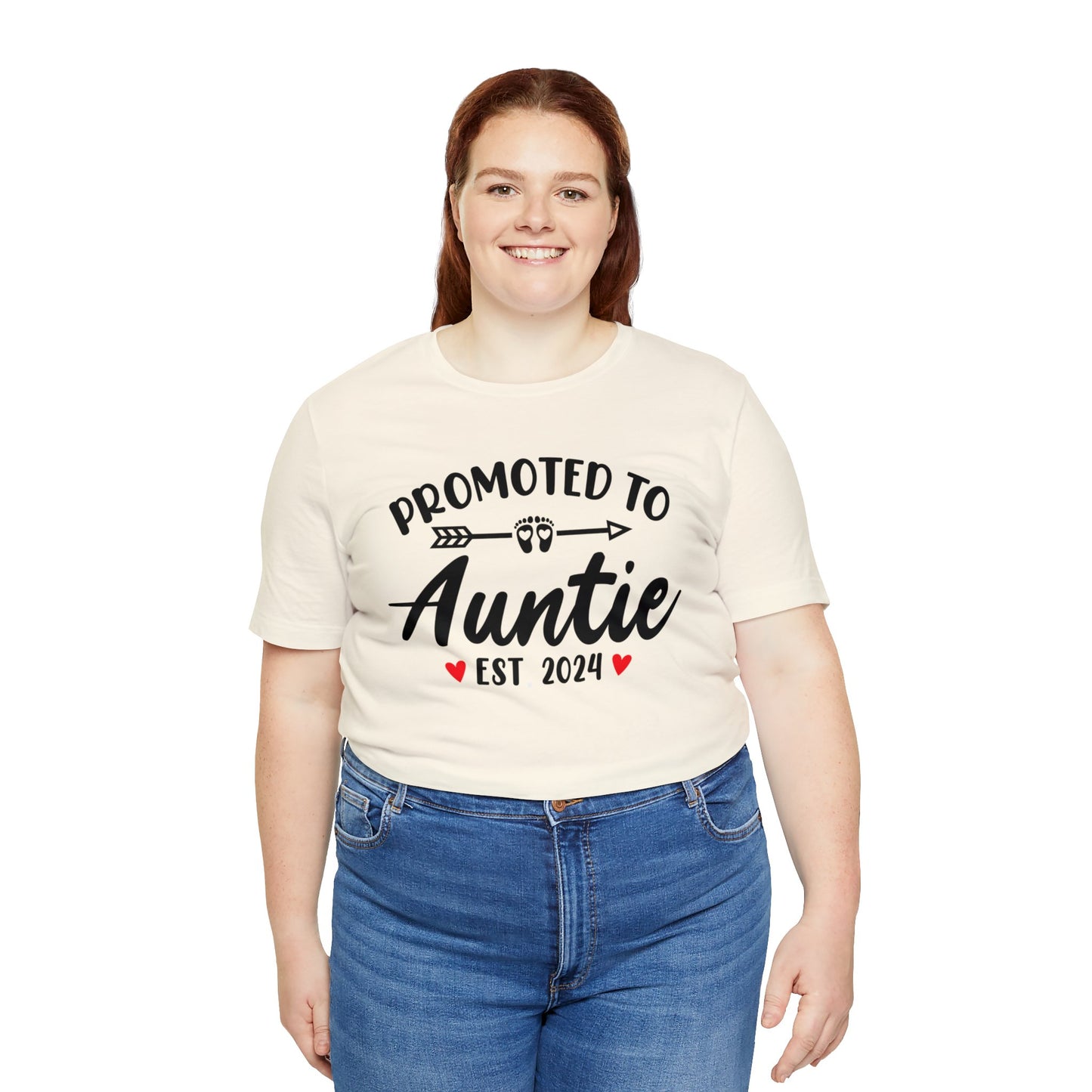 Promoted to Auntie T-Shirt, Auntie Shirt, Aunt Shirt, Baby Shower Shirt, Gift for Sister, Gift for Her, Baby Announcement Shirt