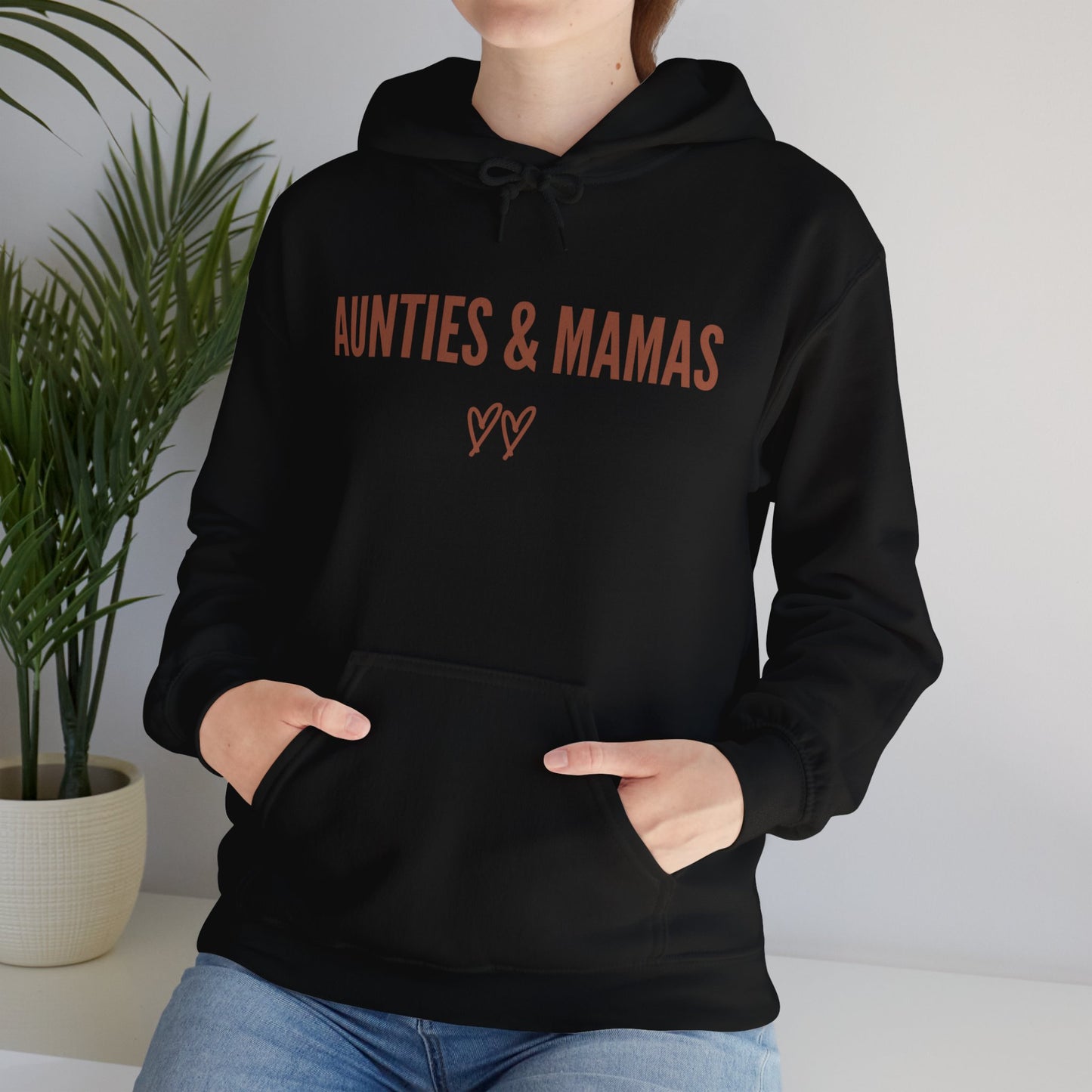 Aunties and Mamas Hoodie, Mama Hoodie, Auntie hoodie, Unisex Heavy Blend™ Hooded Sweatshirt, Gift for Aunts, Gift for Moms,