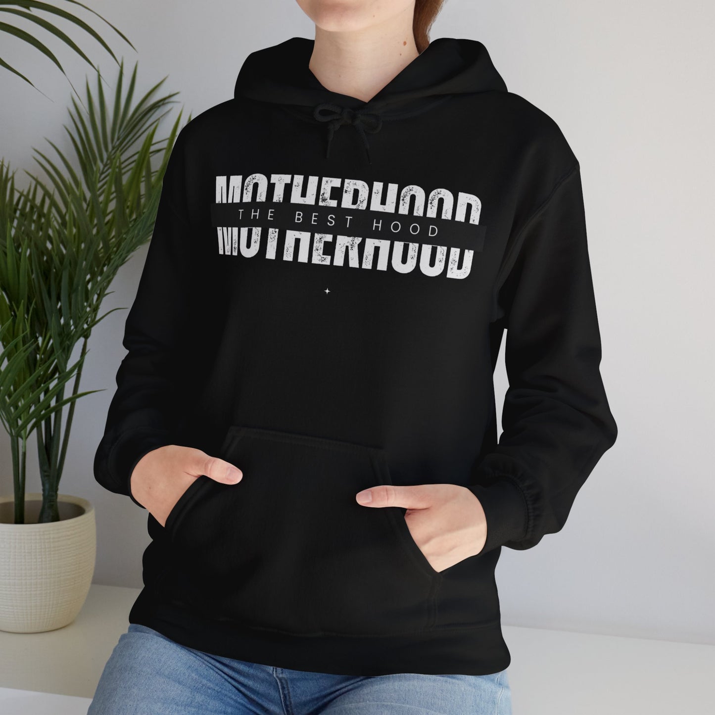 Motherhood The Best Hood Hoodie, Mom Sweatshirt, Minimal mom shirt, Mom Gift, Grandma Gift, Mother's Day, Mama Shirt