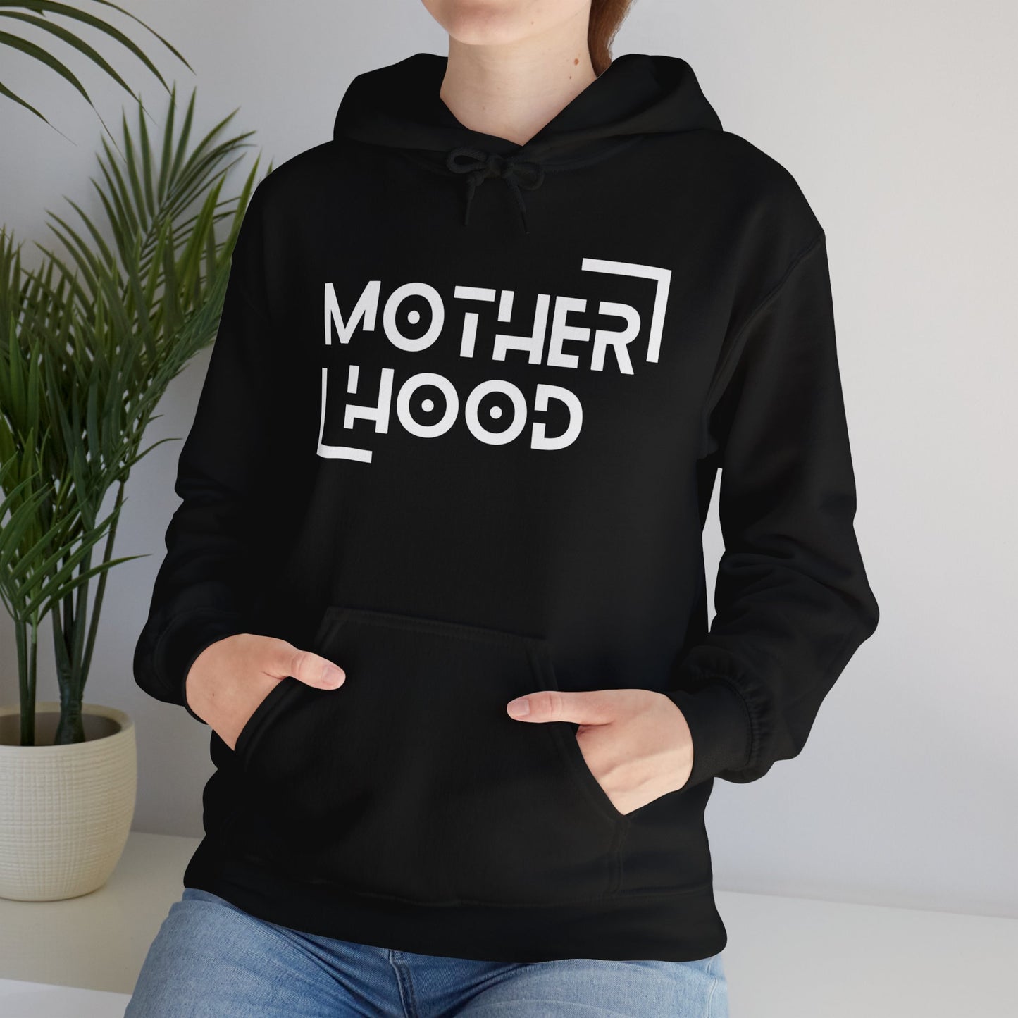 Motherhood Hooded Sweatshirt, Mom Shirt, minimal mom shirt, Mom Gift, Grandma Gift, Mother's Day, Mama Shirt