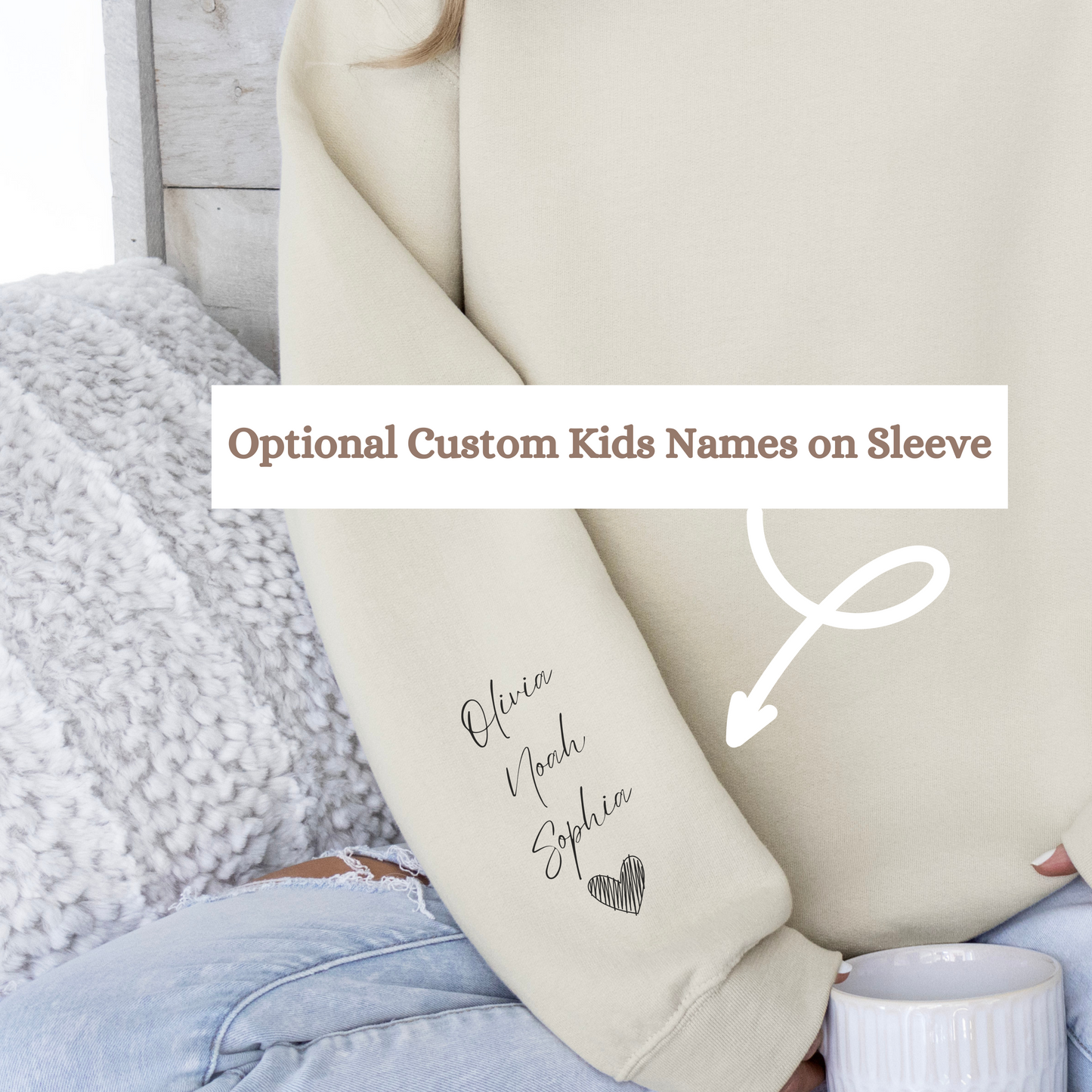 Auntie Life Hoodie with Custom Kids Names